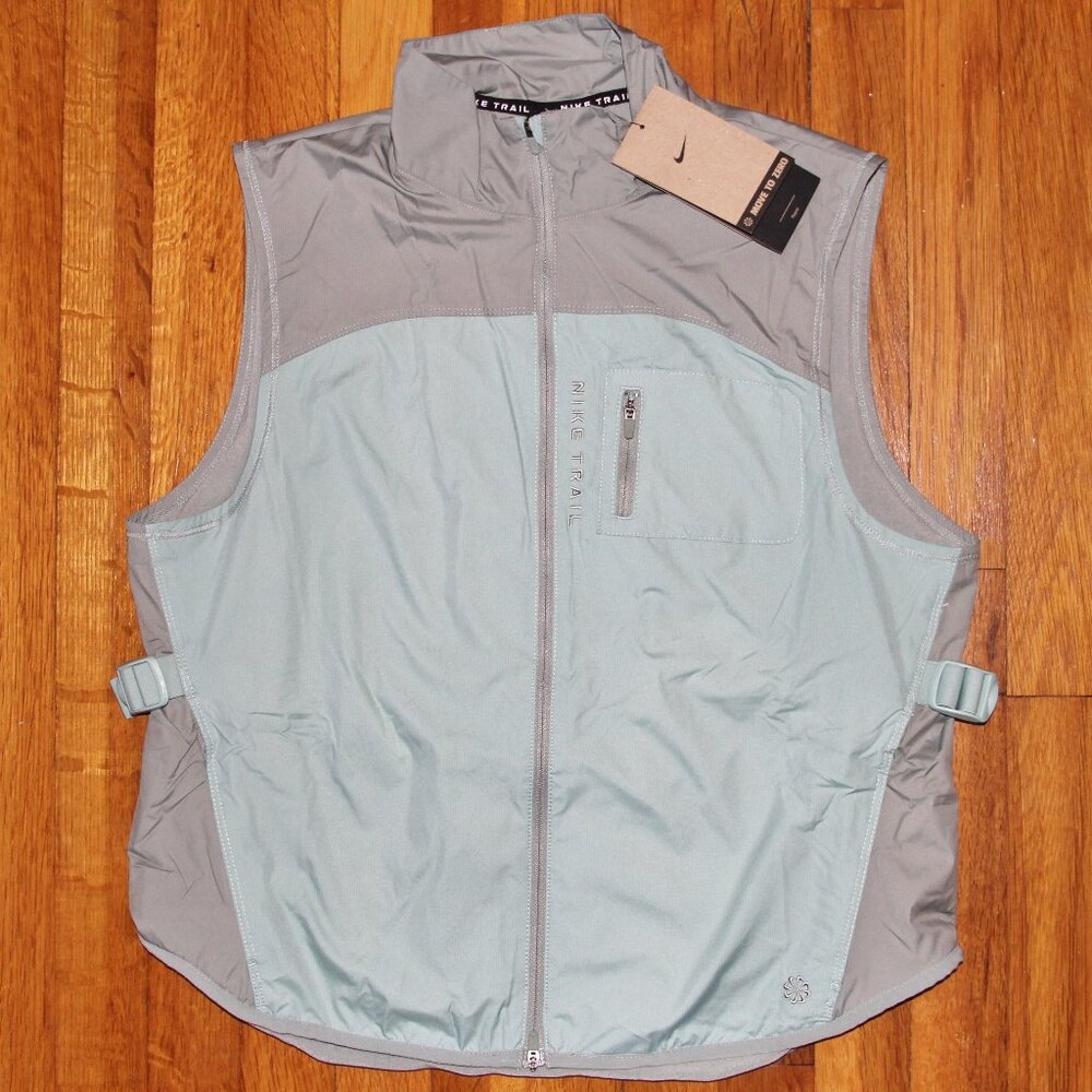 Nike Repel Trail Running Vest Womens M Mica Green